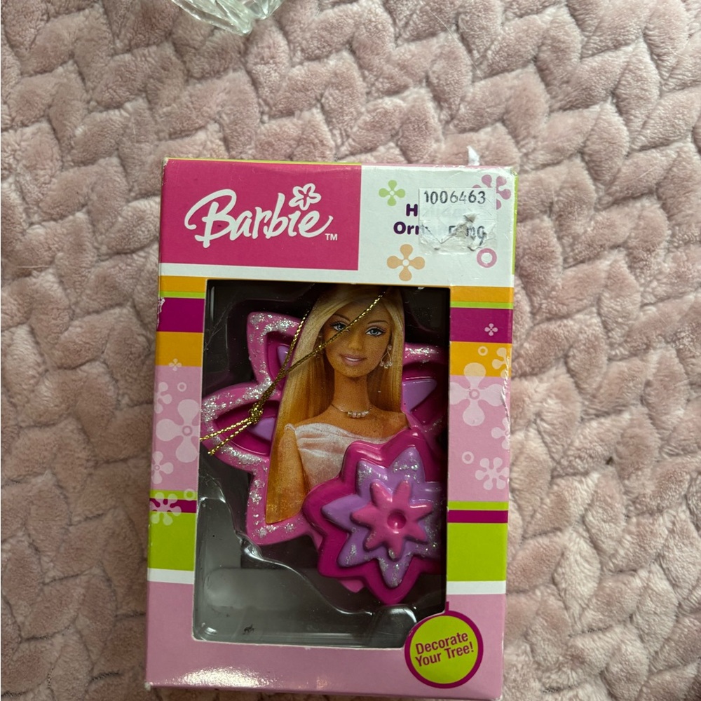 Barbie Pink Star Ornament 2005